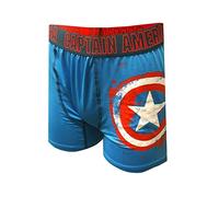 Marvel Comics Avengers Captain America Boxershorts - Blau - Large