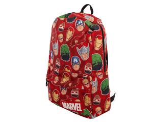 Marvel Comics - Characters AOP - Rucksack - Rot - Onesize - 100% Polyester Rot Onesize