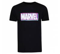 MARVEL COMICS Clitch Logo Herren T-Shirt FCMTS017BLK 4XL