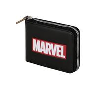 Marvel Comics-Herren-Geldbörse Man Zip, Schwarz, 12 x 10 cm