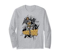 Marvel Comics Iron Man Smudge Langarmshirt