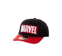 Marvel Comics - Logo Baseball Cap Black/Red - Cap - Schwarz - Onesize - 100% Polyester Schwarz Onesize