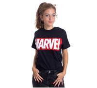 Marvel Comics - Simple Logo - T-Shirt - Schwarz - M - 100% Baumwolle Schwarz M