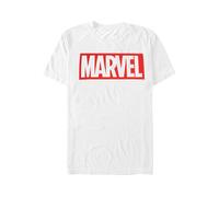 Marvel Comics - Simple Logo White - T-Shirt - Weiß - XL - 100% Baumwolle,Jersey Weiß XL