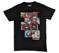 Marvel Comics - T-Shirt # L Black Unisex # Deadpool Strips