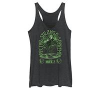 Marvel Damen What If Doctor Strange Multi Tri-Blend Racerback Layering Tank, Schwarz meliert, X-Groß
