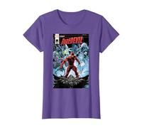Marvel Daredevil Legacy Comic Cover T-Shirt, Damen, Heidekrautlila, XXL