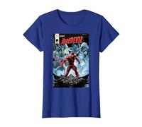 Marvel Daredevil Legacy Comic Cover T-Shirt, Damen, Königsblau, M