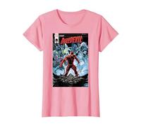 Marvel Daredevil Legacy Comic Cover T-Shirt, Damen, Rosa, S