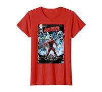Marvel Daredevil Legacy Comic Cover T-Shirt, Damen, Rot, XXL