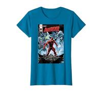 Marvel Daredevil Legacy Comic Cover T-Shirt, Damen, Saphir, 3XL