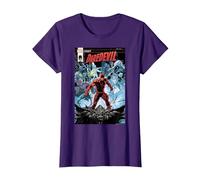 Marvel Daredevil Legacy Comic Cover T-Shirt, Damen, Violett, XL