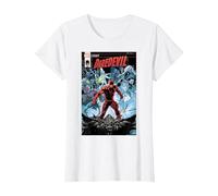 Marvel Daredevil Legacy Comic Cover T-Shirt, Damen, Weiß, M