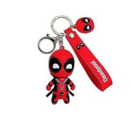 Marvel Deadpool 3D Keyring Pendant Keychain Bag Lucky Charm Car/House Keys Kids Adults Fans Gift