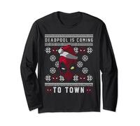 Marvel Deadpool Coming To Town Ugly Christmas Langarmshirt