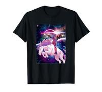 Marvel Deadpool Galaxy Unicorn Action T-Shirt