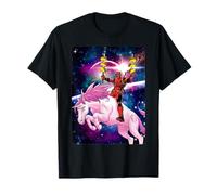 Marvel Deadpool Galaxy Unicorn Tacos T-Shirt
