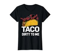 Marvel Deadpool Taco Dirty to Me T-Shirt, Damen, Schwarz, 3XL