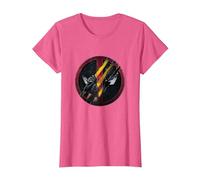 Marvel Deadpool & Wolverine Claw Marks Face Logo Retro T-Shirt, Damen, Rosa Meliert, XL