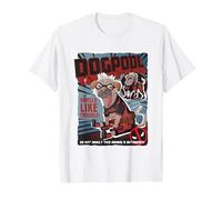 Marvel Deadpool & Wolverine Dogpool Doodle Comic Book Cover T-Shirt, Herren, Weiß, S