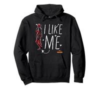 Marvel Deadpool & Wolverine I Like Me Doodle Portrait Logo Pullover Hoodie