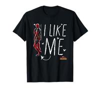Marvel Deadpool & Wolverine I Like Me Doodle Portrait Logo T-Shirt