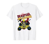 Marvel Deadpool & Wolverine Ready to Fight Epic Teamup T-Shirt, Herren, Weiß, 5XL