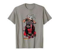 Marvel Deadpool & Wolverine Sketchy Dogpool Comic Portrait T-Shirt, Herren, Schiefergrau, 3XL
