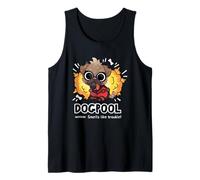 Marvel Deadpool & Wolverine Smells Like Trouble Dogpool Tank Top
