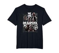 Marvel Deadpool & Wolverine We Are Deadpool Group Shot T-Shirt, Herren Große Größen, Schwarz, 4X Tall