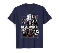 Marvel Deadpool & Wolverine We Are Deadpool Group Shot T-Shirt, Herren, Marineblau, S