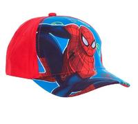 Marvel Disney Offizielle Spiderman Kinder Jungen Mützen Baseball Kappe Alter 2 zu 6 Jahre (52cm (Alter 3/5), Spiderman Rot ET4031)