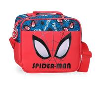 Marvel Joumma Spiderman Authentic Kulturbeutel, anpassbar, mit Umhängetasche, Rot, 23 x 20 x 9 cm, Polyester, L, rot, Anpassbare Kosmetiktasche mit Schulterriemen