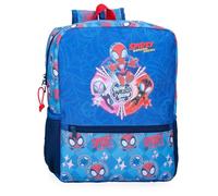 Marvel Disney Spidey Power of 3, Kinderrucksack, Schulrucksack, breite Träger, ergonomisch und gepolstert, Verschiedene Taschen von Joumma Bags., blau, Rucksack 33