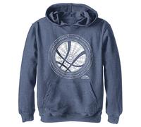 Marvel Doctor Strange in the Multiverse of Madness - Sanctum Sanctorum Icon White YTH Hoodie Navy blue 12/13
