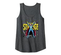 Marvel Doctor Strange Klassischer Comic Tank Top, Damen, Anthrazit Meliert, XXL
