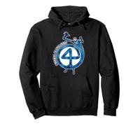 Marvel Fantastic Four Mister Fantastic 4" Logo Comic Art Pullover Hoodie