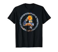 Marvel Fantastic Four Super Heroes 4 Logo T-Shirt T-Shirt, Herren, Schwarz, L