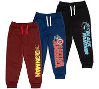 Marvel Fleece-Jogginghose für Jungen, 3er-Pack, für Kleinkinder roße Kinder
