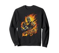 Marvel Ghost Rider Spirit of Vengeance Flaming Skull Sweatshirt