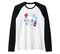 Marvel Ghost-Spider Team Spidey Big Face Collage Raglan