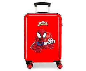 Marvel Go Spidey Kulturbeutel, anpassbar, mit Umhängetasche, Rot, 29 x 21 x 15 cm, starr, ABS 9,14 l