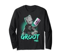 Marvel Guardians Band 2 Baby Groot Neonband Langarmshirt