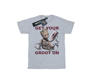 Marvel - "Guardians Of The Galaxy Get Your Groot On" T-Shirt für Damen (Grau) S