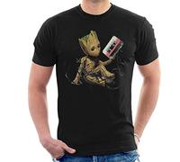 Marvel Guardians of The Galaxy Vol 2 Cassette Tape Men's T-Shirt