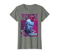 Marvel Guardians of The Galaxy Vol. 2 Yondu Portrait T-Shirt, Damen, Heidekraut/Armeegrün, M