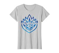 Marvel Guardians of The Galaxy Volume 3 Uniform Icon Symbol T-Shirt, Damen, Silber, 3XL