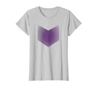 Marvel Hawkeye Series Halftone Purple Arrow T-Shirt, Damen, Silber, S