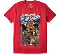 Marvel Herren Amazing Spider T-Shirt, Rot Htr, XL