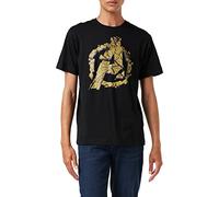 Marvel Herren Avengers Cracked T-Shirt, Schwarz (Black Blk), XXL